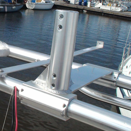wind generator mount for sailboat